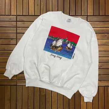 USA제 crazy shirts 맨투맨 풀오버 밤비 캐트