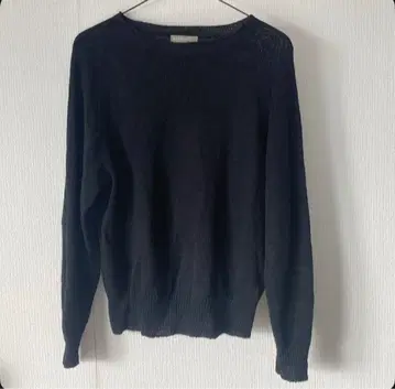 MARGARET HOWELL 블랙 (깊은 네이비) 린넨 니트