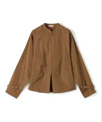 TOMORROWLAND 마크로 실크 타프타 집업 블라우스