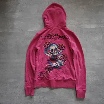 Ed Hardy 에드하디 러브킬 집업 후드티 핑크