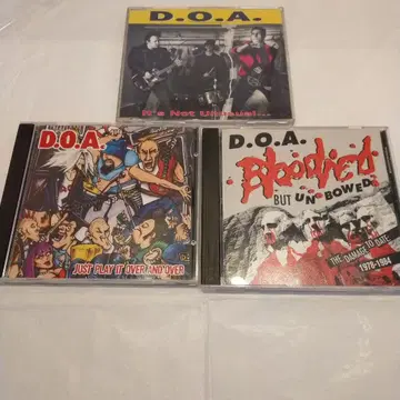 CANADIAN PUNK HARDCORE D.O.A. 3장 세트