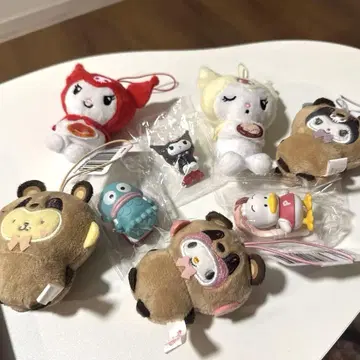 산리오 캐릭터 스시 2 가챠가챠 마스코트 세트