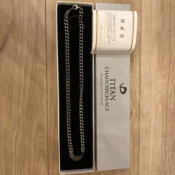파이텐 TITAN CHAIN NECKLACE 60cm 실버