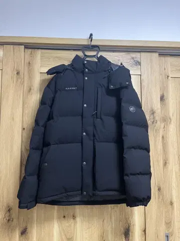 MAMMUT 로제그 2.0 인 후디드 자켓 블랙 다운 자켓