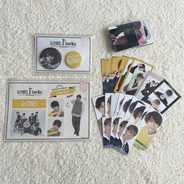 SixTONES 타카치 유고 캔 배지 골판지 카드