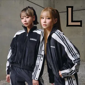 adidas W ADIBREAK VELOUR TT 블랙 L