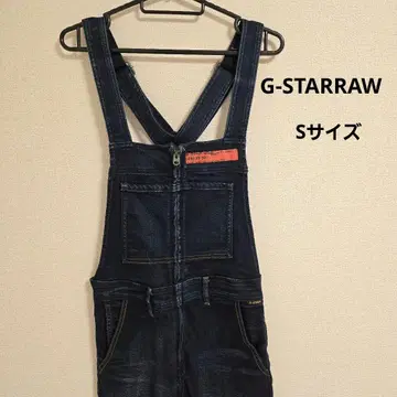 G-STARRAW 데님 슬림 오버롤 S