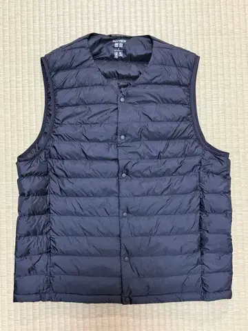UNIQLO 퍼프 테크 컴팩트 베스트 남성용 블랙 M