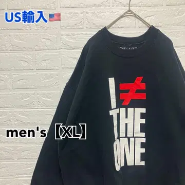 F814 [ US 수입 ] 스웨트 셔츠 블랙 계열 men's [ XL ]