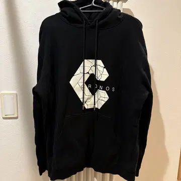 CRONOS 블랙 후드티 S 사이즈