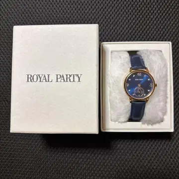 ROYAL PARTY RP13PNVNV 파란색 아날로그 손목시계