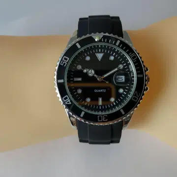 커스텀품 기계식과 같은 쿼츠로 환장 다이버즈풍