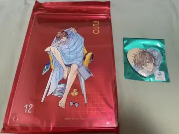 BROTHERS CONFLICT 후토 A상 하트 배지 2개