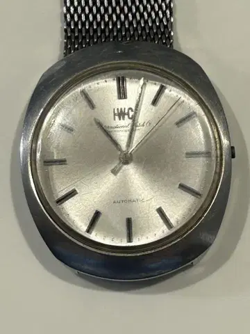 IWC 자동 시계 실버 메쉬 밴딩 정크