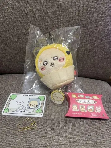 치이카와(먼작귀) 음차 마스코트 핀 배지 특전 카드 랏코