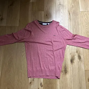 Lacoste 핑크 긴팔 니트