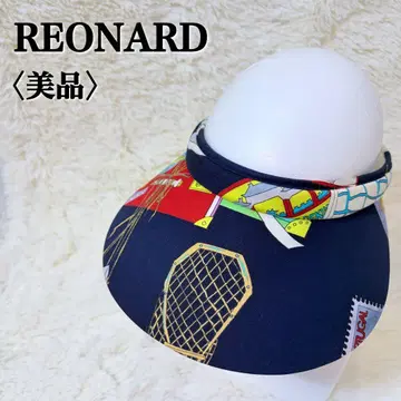 레오나르 LEONARD 빈티지 선바이저 새상품급 테니스 패턴 레어
