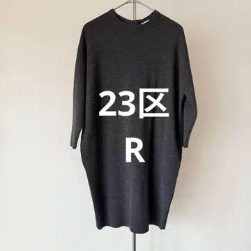 새상품급 정가 23구R엘르 파인울 코쿤 원피스 38