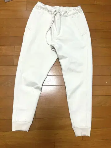 1piu1uguale3 화이트 조거 팬츠