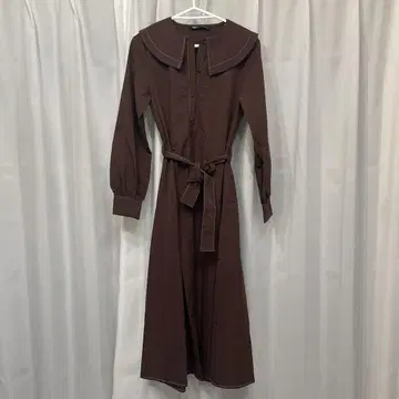 ZARA 브라운 롱 드레스 XS