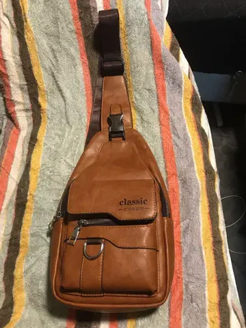 브라운 바디백 약 30cm