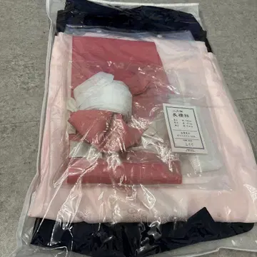 꽃무늬 하카마 세트 L-1 사이즈 머리 장식 포함