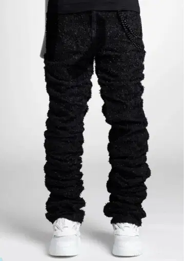 GUAPI ALL BLACK SUPER STACKED DENIM 30