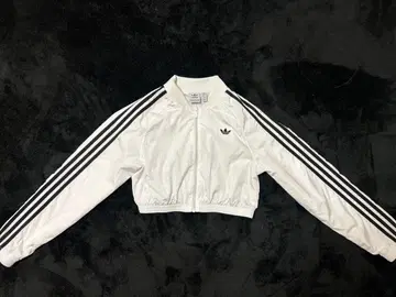 adidas 크롭 자켓 화이트