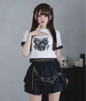 Pal elfy 파르엘피 컷오프 디자인 미니 T셔츠