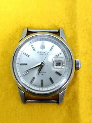 SEIKO choruS 수동 와인딩 시계 실버 현 상태 제품