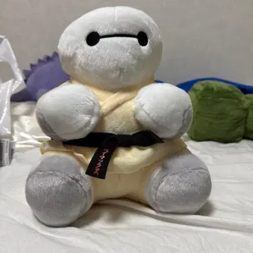 베이맥스 포동포동 앉은 초 BIG 봉제 인형 블랙 오비