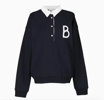Bibiy 블랙 긴팔 피케 셔츠
