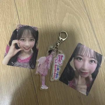 FRUITSZIPPER 마츠모토 카렌 클리어 트레이딩 카드와 키링