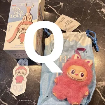 PIN FOR LOVE 시리즈 봉제 인형 펜던트 라브브 Q