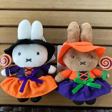 하우스텐보스 한정판 할로윈 미피 & 멜라니 키체인