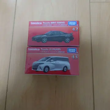 토미카 프리미엄 출시 기념 사양 도요타 MR2 & AL PHARD 세트