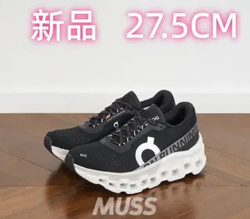 on Cloudmonster2 스니커즈 블랙/화이트 27.5CM