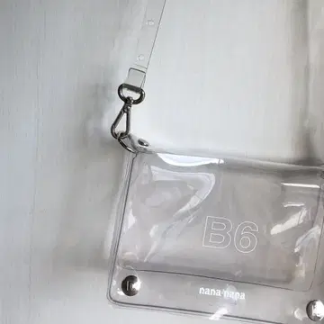 nana+nana B6 숄더백 클리어
