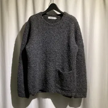 [ nonnative ] 보아 스웨터 그레이 편포켓