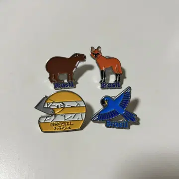 [ 초레어 ] 오사카 간사이 만국 박람회 브라질 파빌리온 핀 배지