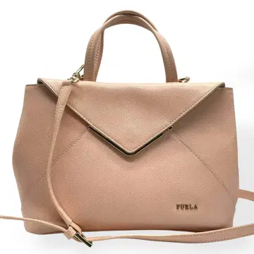 새상품급 FURLA 훌라 2way 숄더백 케리스 가죽 핑크