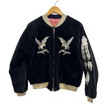 레어 새상품급 토요 엔터프라이즈 알래스카 재킷 벨벳 리버서블