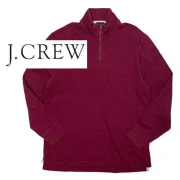 90s J.CREW 하프 지퍼 맨투맨 L 맨투맨