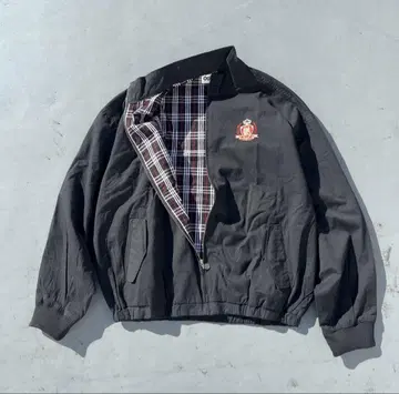 9090 엠블럼 로고 쇼트 블루종