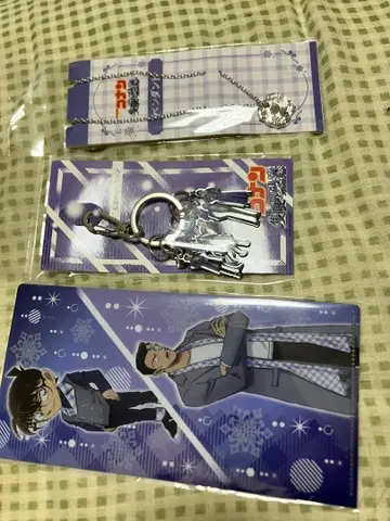 명탐정 코난 키링과 티켓 케이스 세트