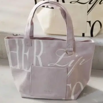 herlipto DAIRLY LOGO TOTE rose