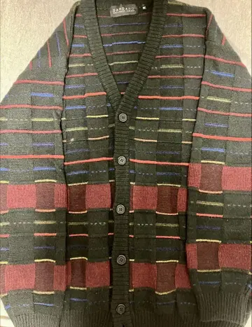 체크 무늬 가디건 구제 의류 레어 90s XL 가격 인하 중