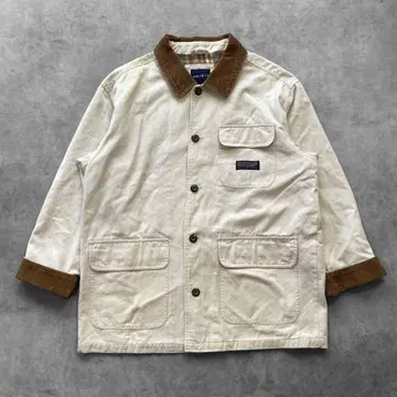 90s 올드 유니클로 헌팅 자켓 L 베이지 코듀로이