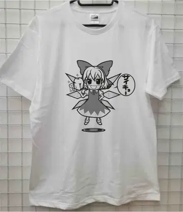 T셔츠 오리지널 프린트 남성용 동방project 치르노 마루큐