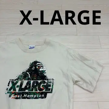 X-LARGE 엑스라지 프론트 로고 프린트 T셔츠